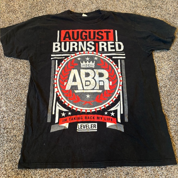 Other - Black Graphic T-Shirt August burns red preloved men’s xl extra large tee